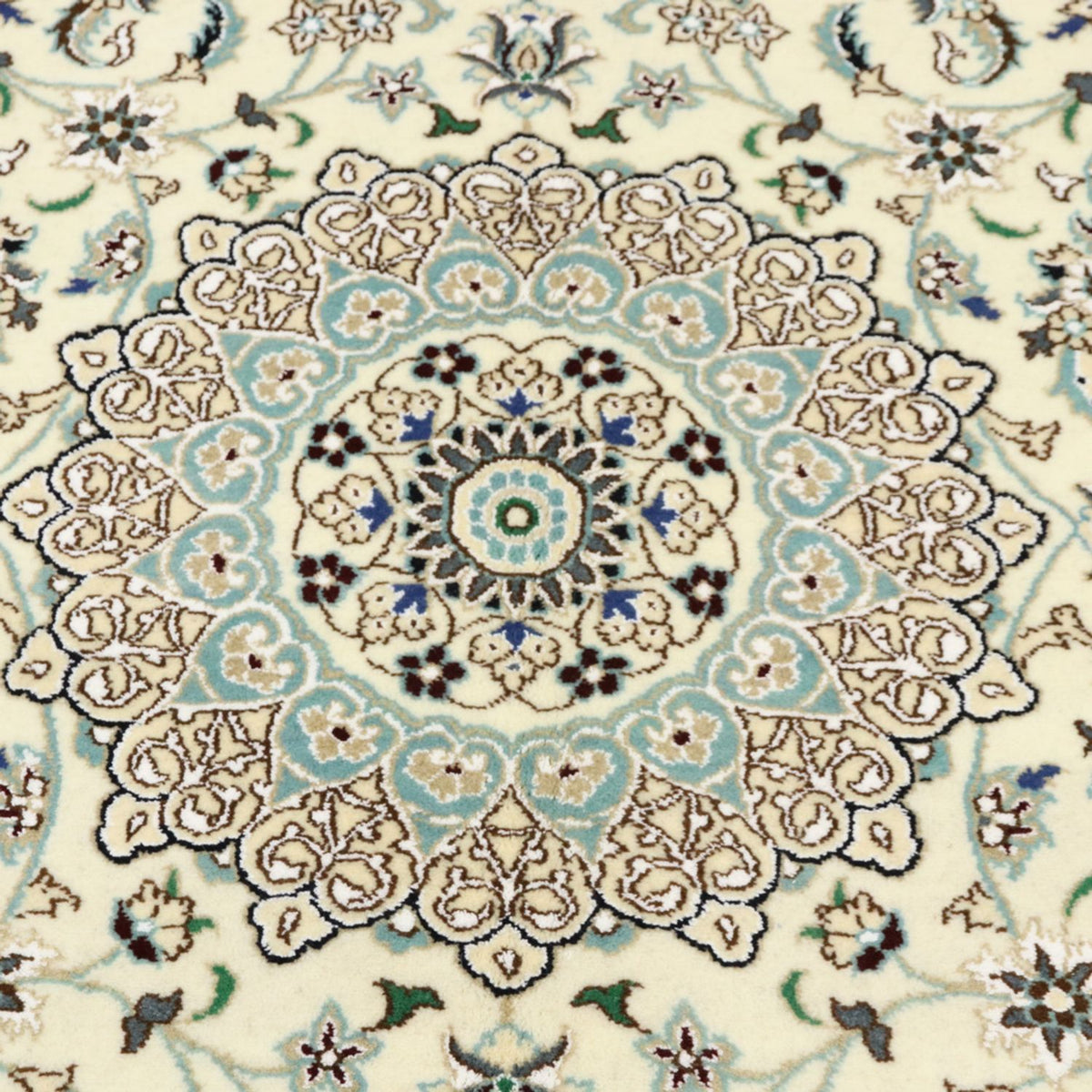 Tapis persan - Nain - Royal - 246 x 154 cm - beige