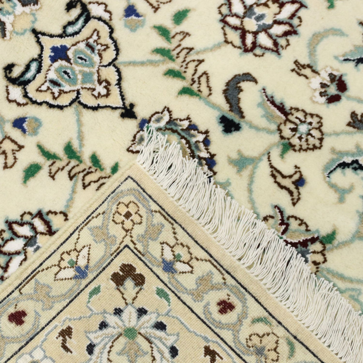 Tapis persan - Nain - Royal - 246 x 154 cm - beige