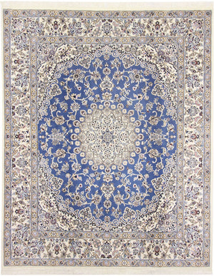 Tapis persan - Nain - Royal - 250 x 200 cm - bleu