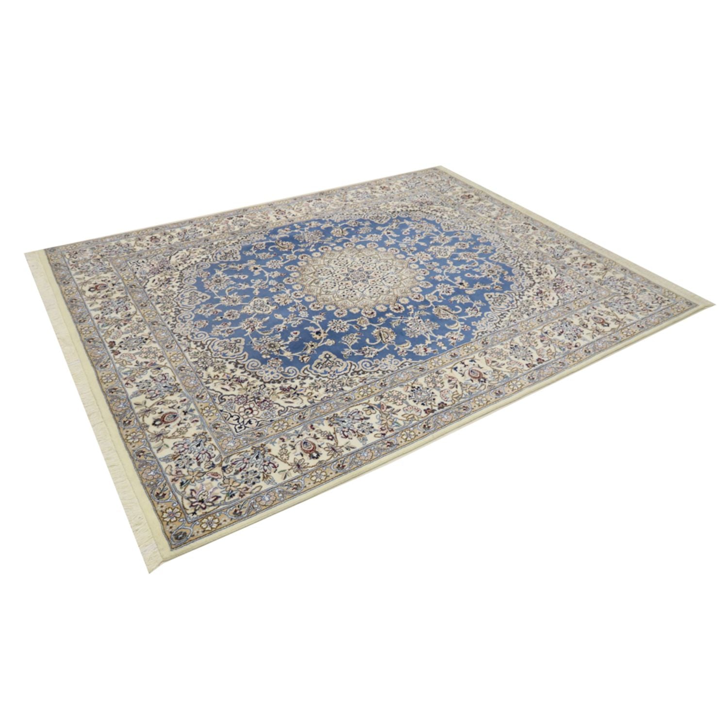 Tapis persan - Nain - Royal - 250 x 200 cm - bleu