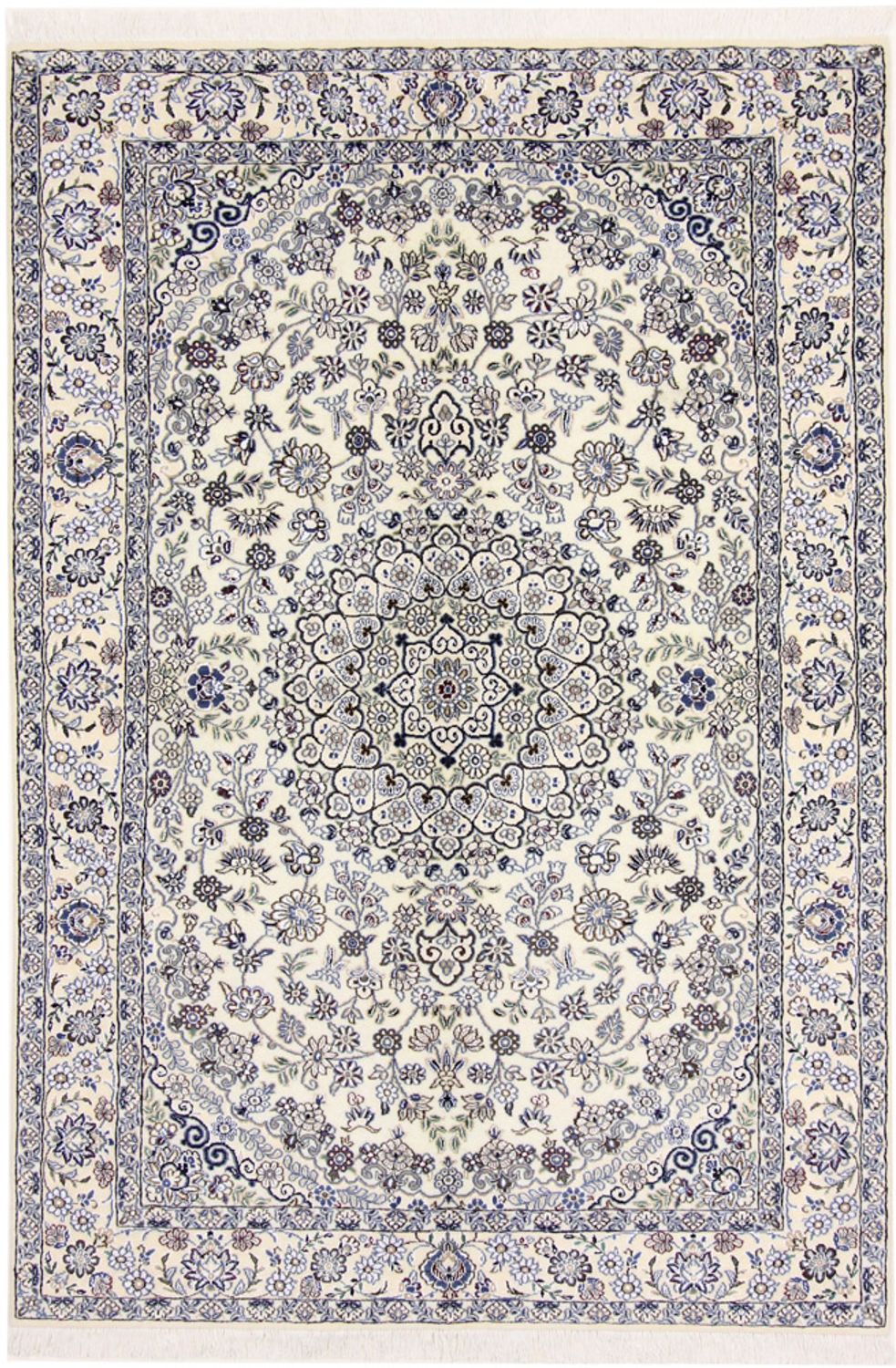 Tapis persan - Nain - Royal - 205 x 141 cm - beige
