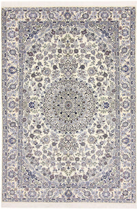 Tapis persan - Nain - Royal - 205 x 141 cm - beige