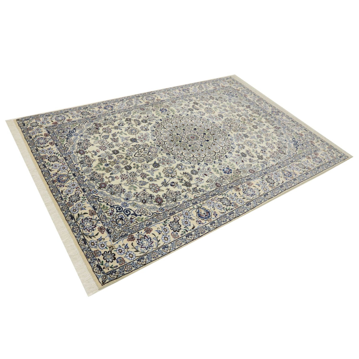 Tapis persan - Nain - Royal - 205 x 141 cm - beige