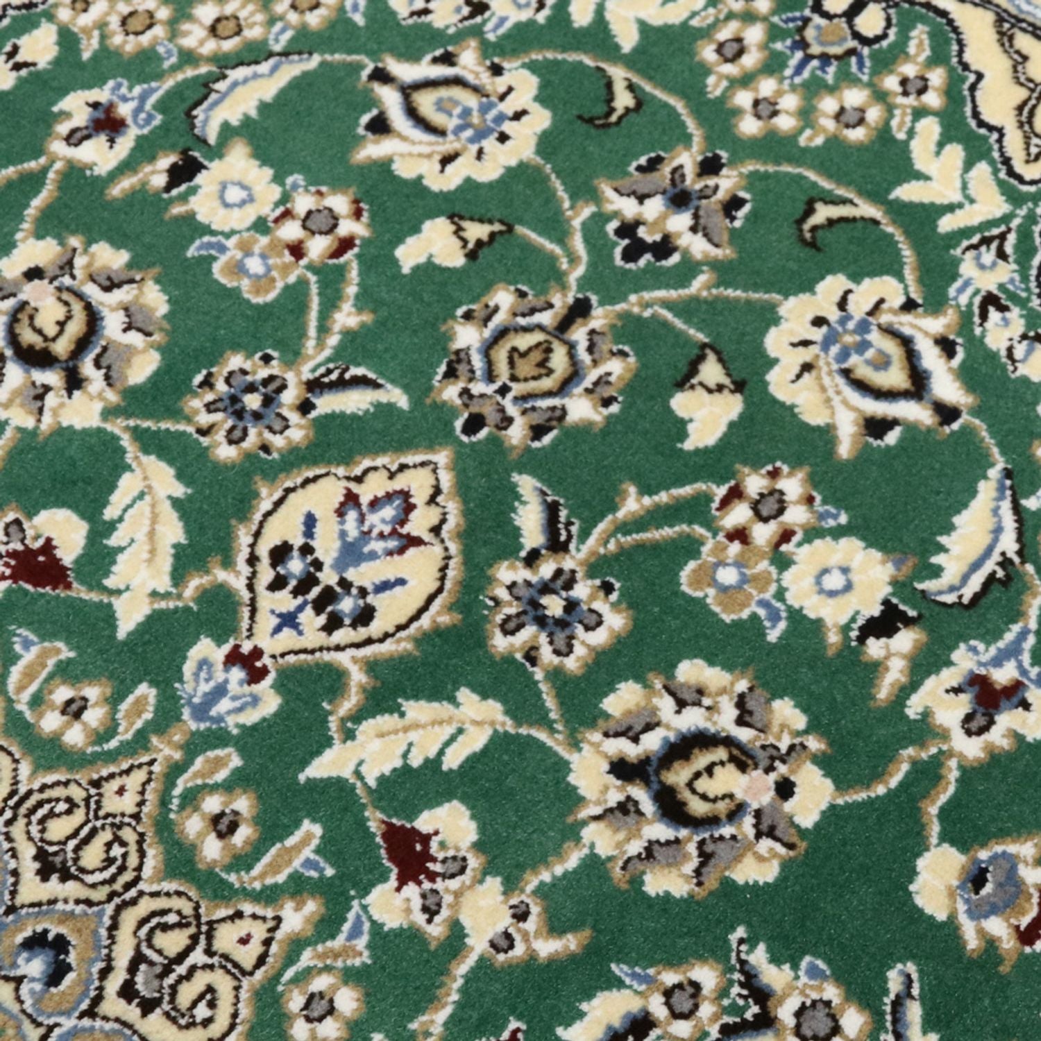 Tapis persan - Nain - Royal - 137 x 88 cm - vert
