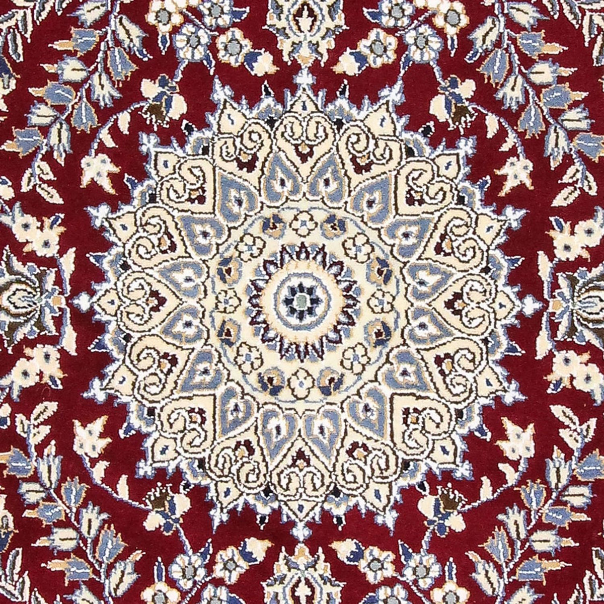 Tapis persan - Nain - Royal - 142 x 95 cm - rouge