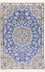 Tapis persan - Nain - Royal - 134 x 89 cm - bleu