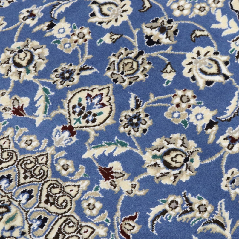 Tapis persan - Nain - Royal - 134 x 89 cm - bleu