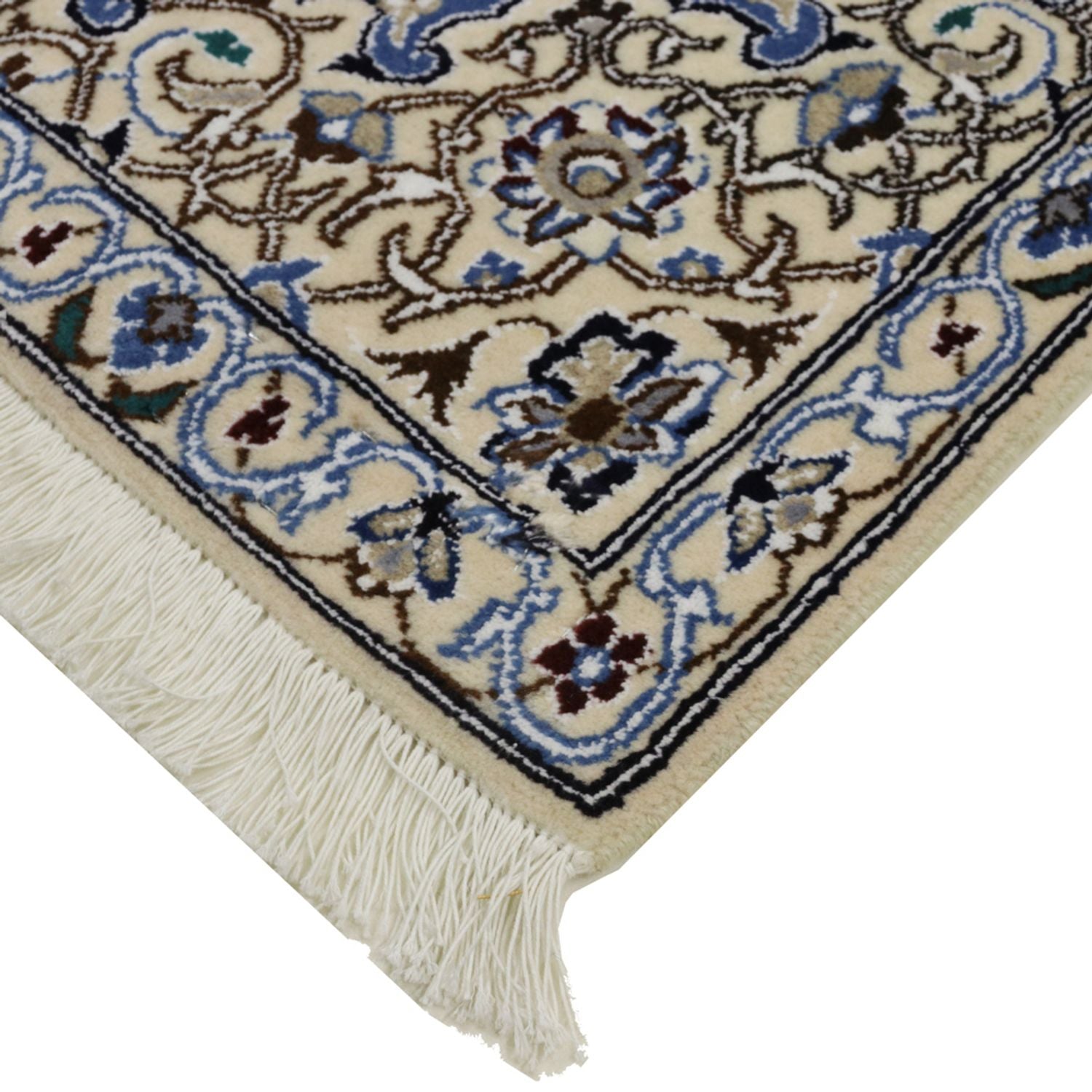 Tapis persan - Nain - Royal - 134 x 89 cm - bleu
