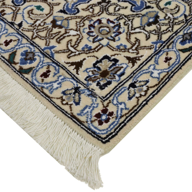 Tapis persan - Nain - Royal - 134 x 89 cm - bleu