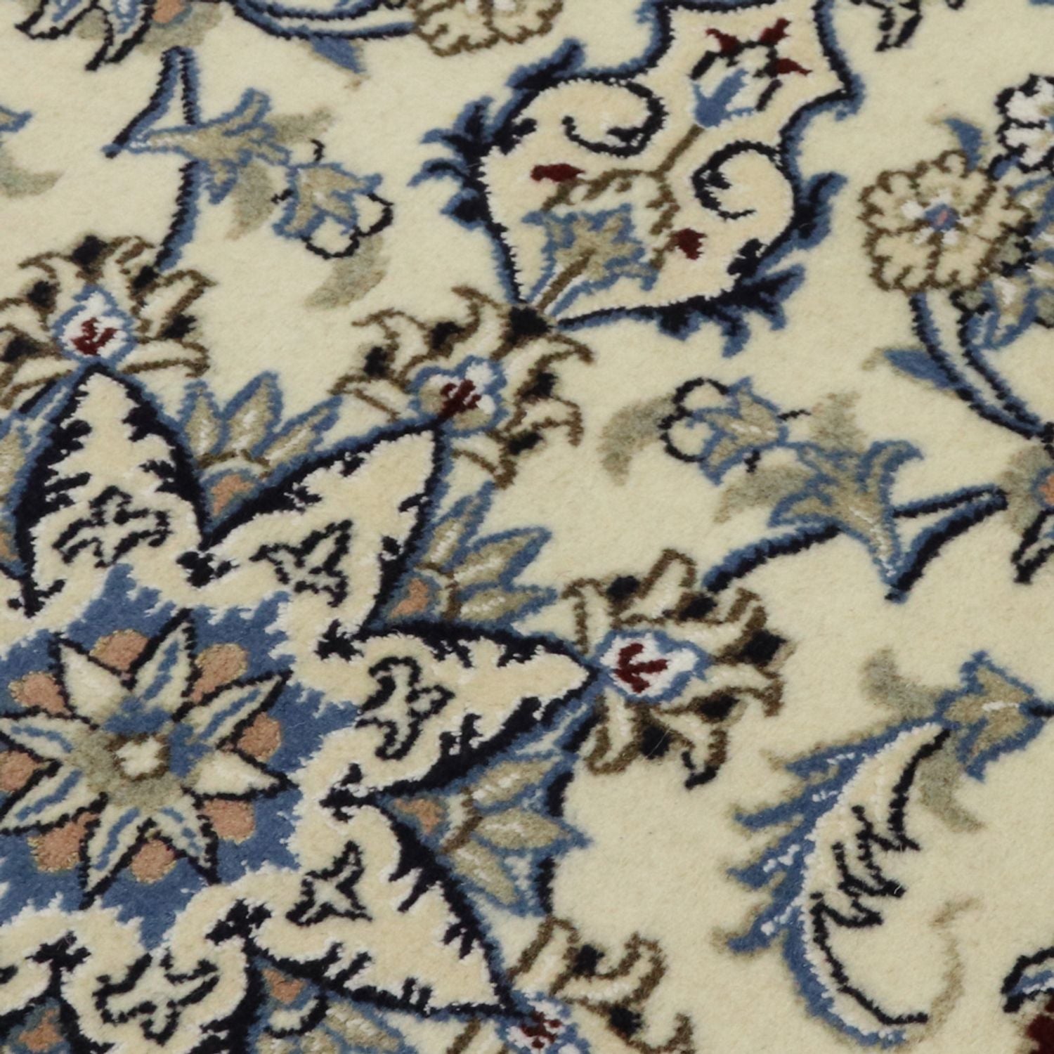 Tapis de couloir Tapis persan - Nain - Royal - 298 x 80 cm - beige