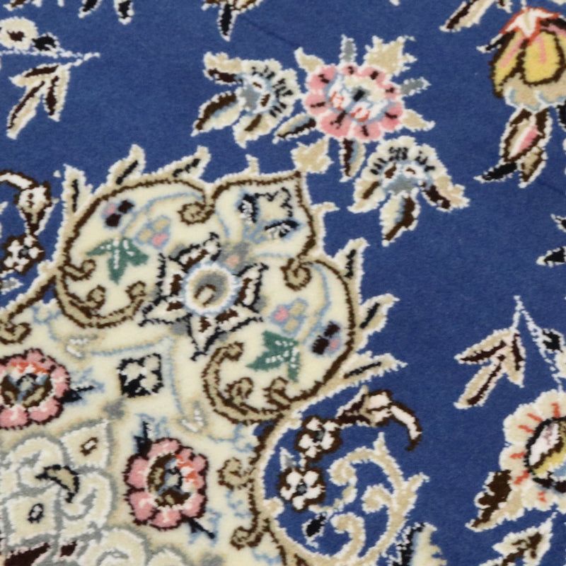 Tapis persan - Nain - Royal - 90 x 60 cm - bleu