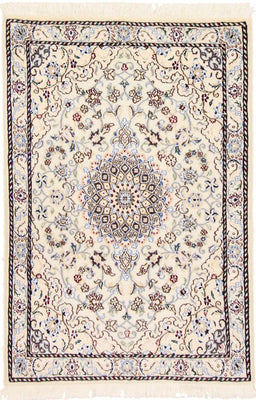 Tapis persan - Nain - Royal - 90 x 60 cm - beige