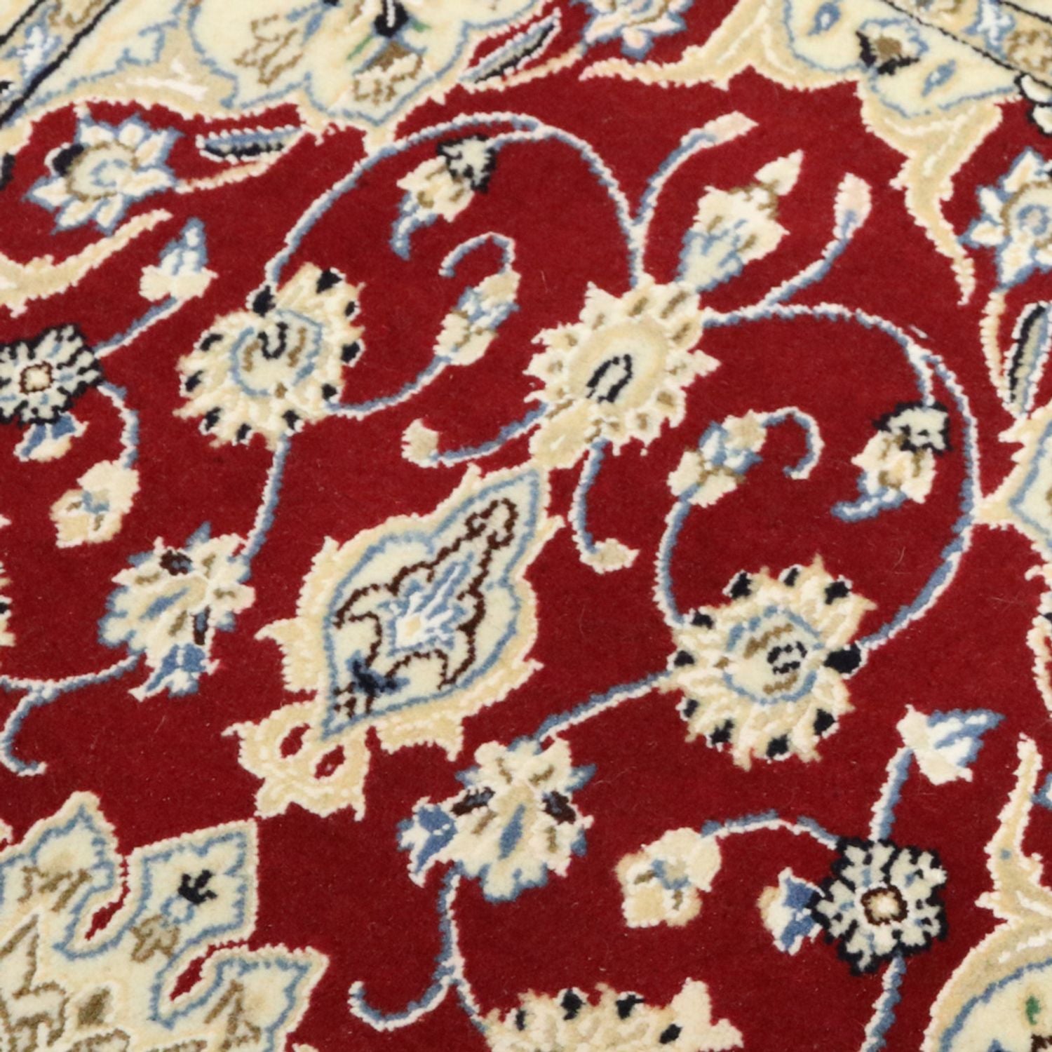 Tapis persan - Nain - Royal - 90 x 60 cm - rouge