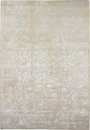 Tapis design - 357 x 248 cm - argent