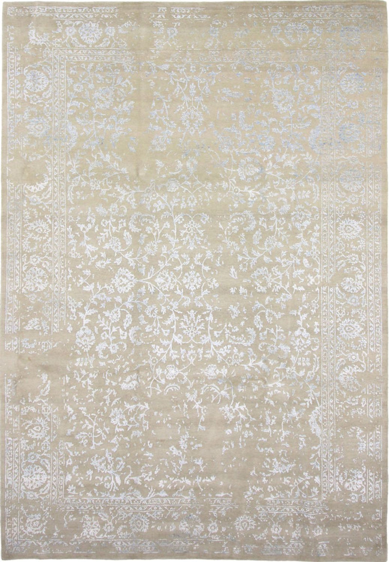 Tapis design - 357 x 248 cm - argent