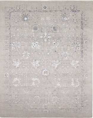 Tapis design - 305 x 244 cm - argent