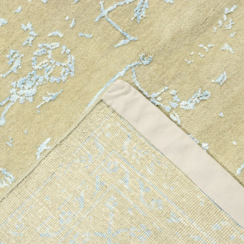 Tapis design - 306 x 243 cm - bleu clair