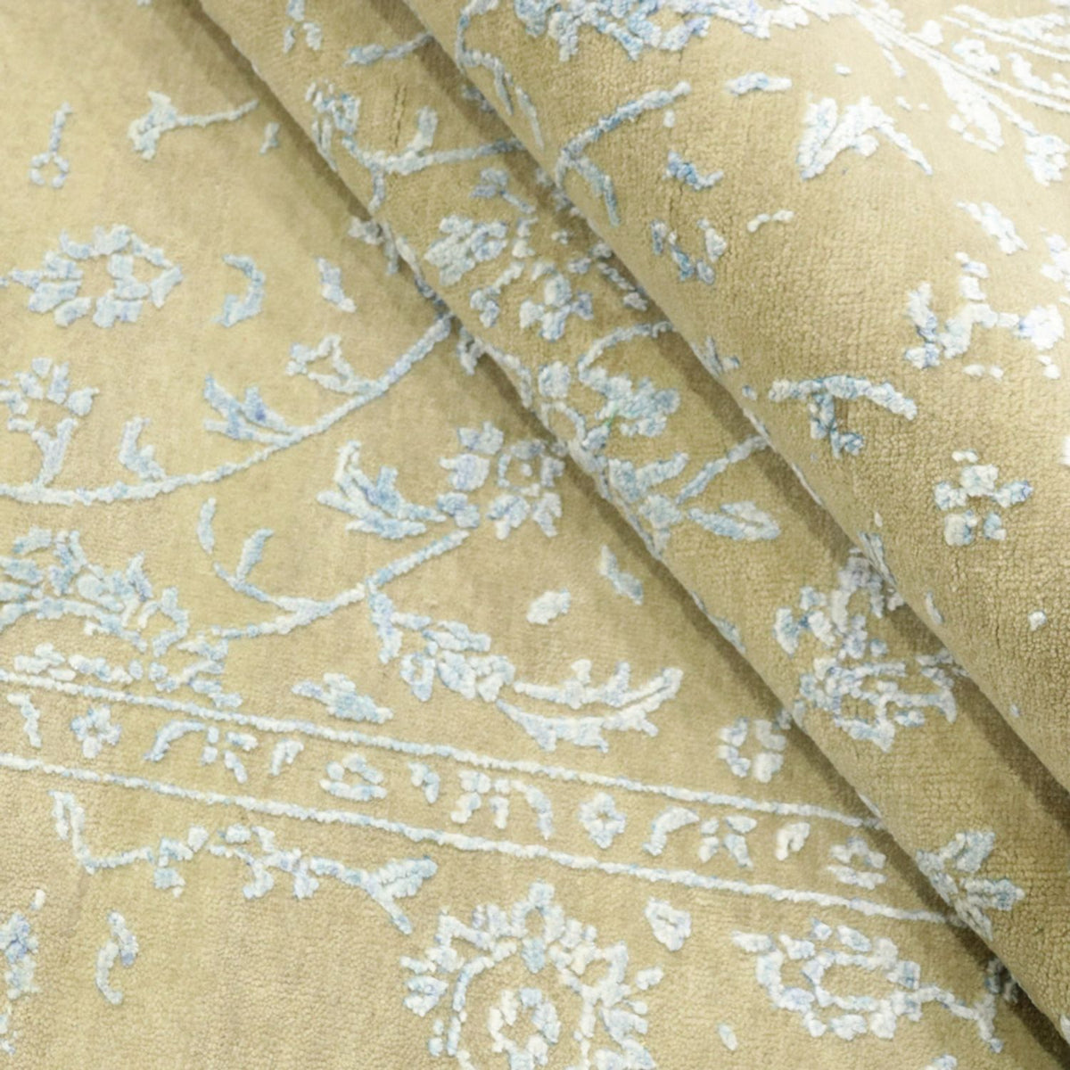 Tapis design - 250 x 169 cm - argent