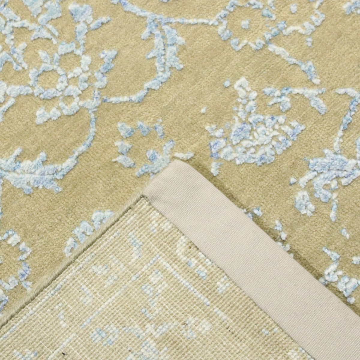 Tapis design - 250 x 169 cm - argent