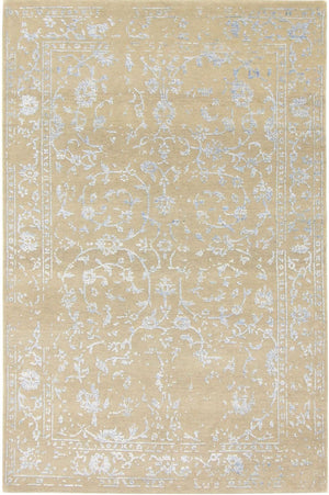 Tapis design - 182 x 119 cm - bleu clair