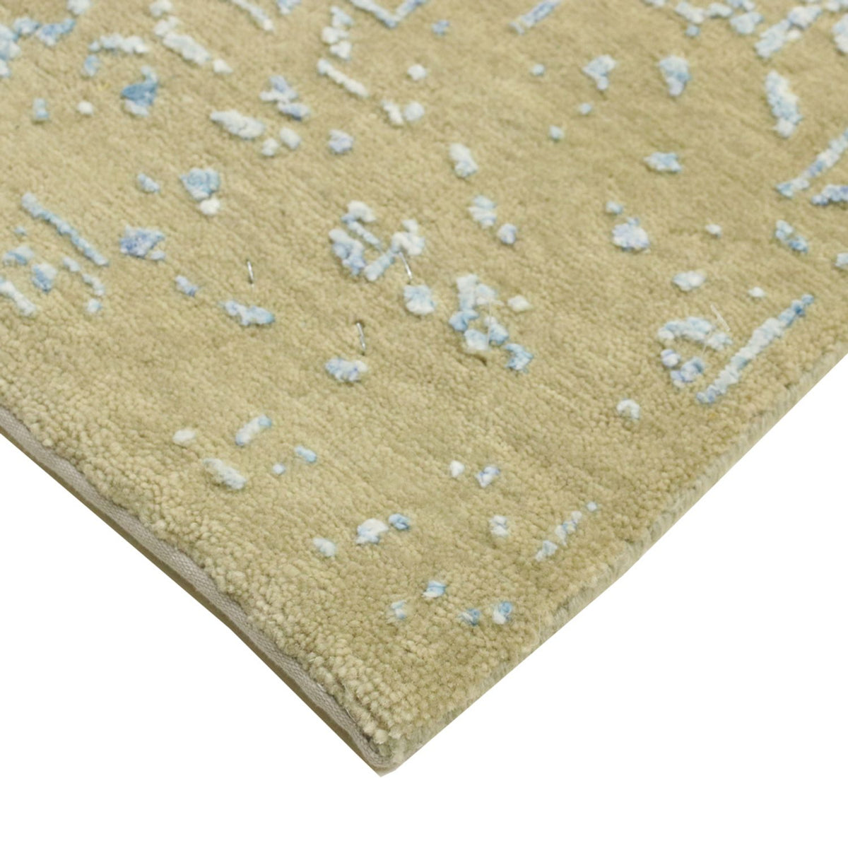 Tapis design - 182 x 119 cm - bleu clair