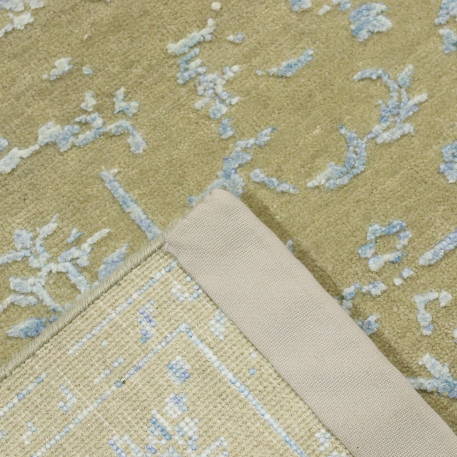 Tapis design - 182 x 119 cm - bleu clair