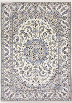 Tapis persan - Nain - 343 x 248 cm - crème