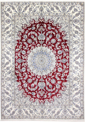 Tapis persan - Nain - 346 x 246 cm - rouge