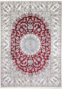 Tapis persan - Nain - 346 x 246 cm - rouge