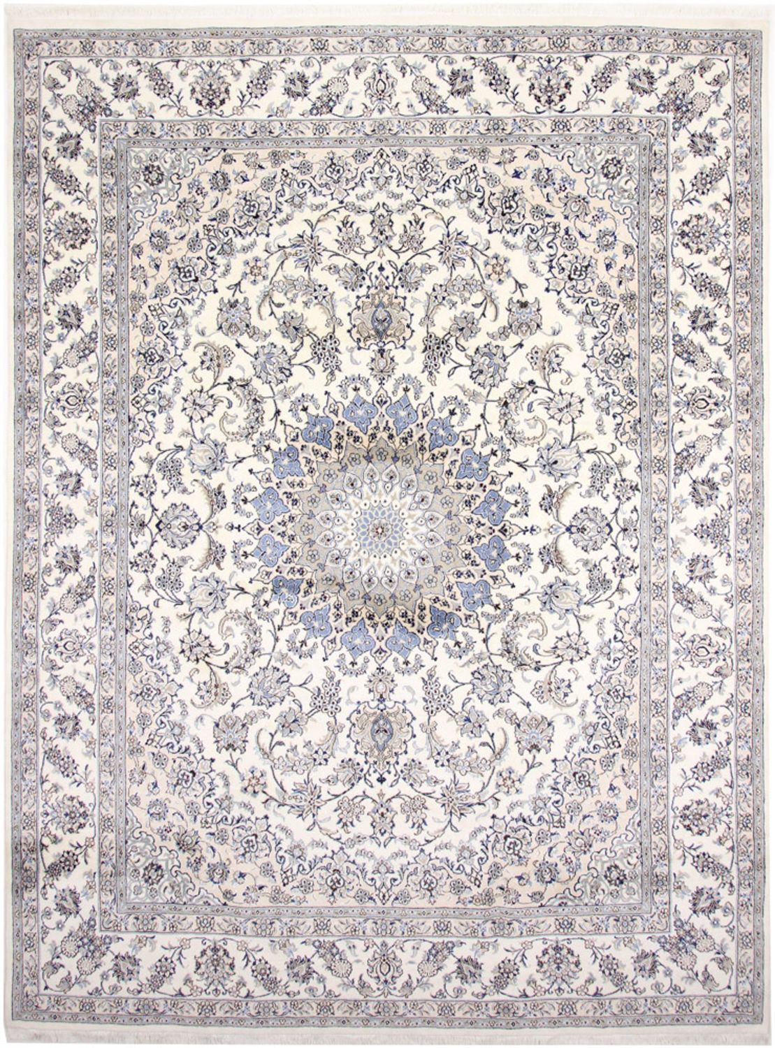 Tapis persan - Nain - 396 x 300 cm - crème