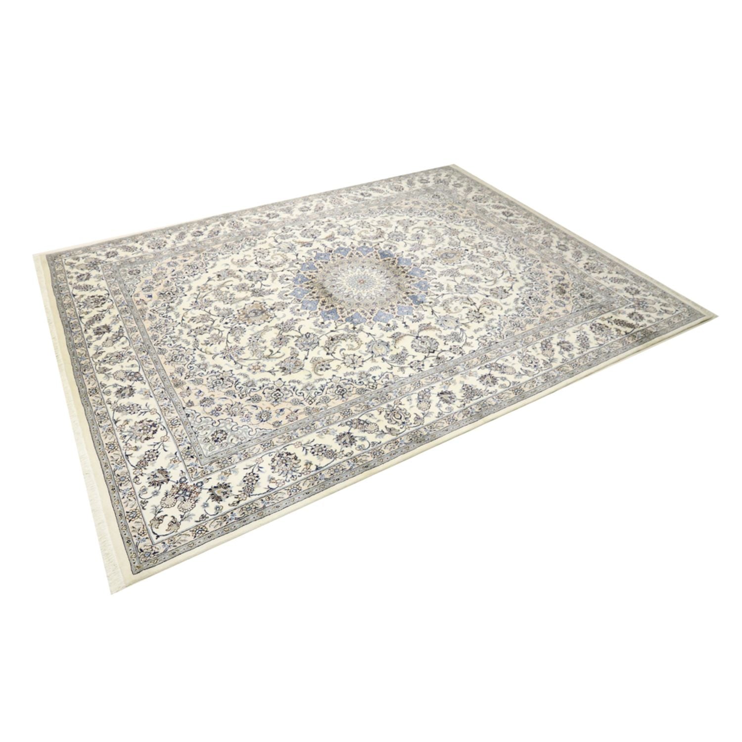 Tapis persan - Nain - 396 x 300 cm - crème
