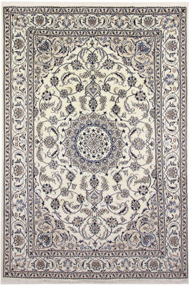 Tapis persan - Nain - 286 x 193 cm - crème