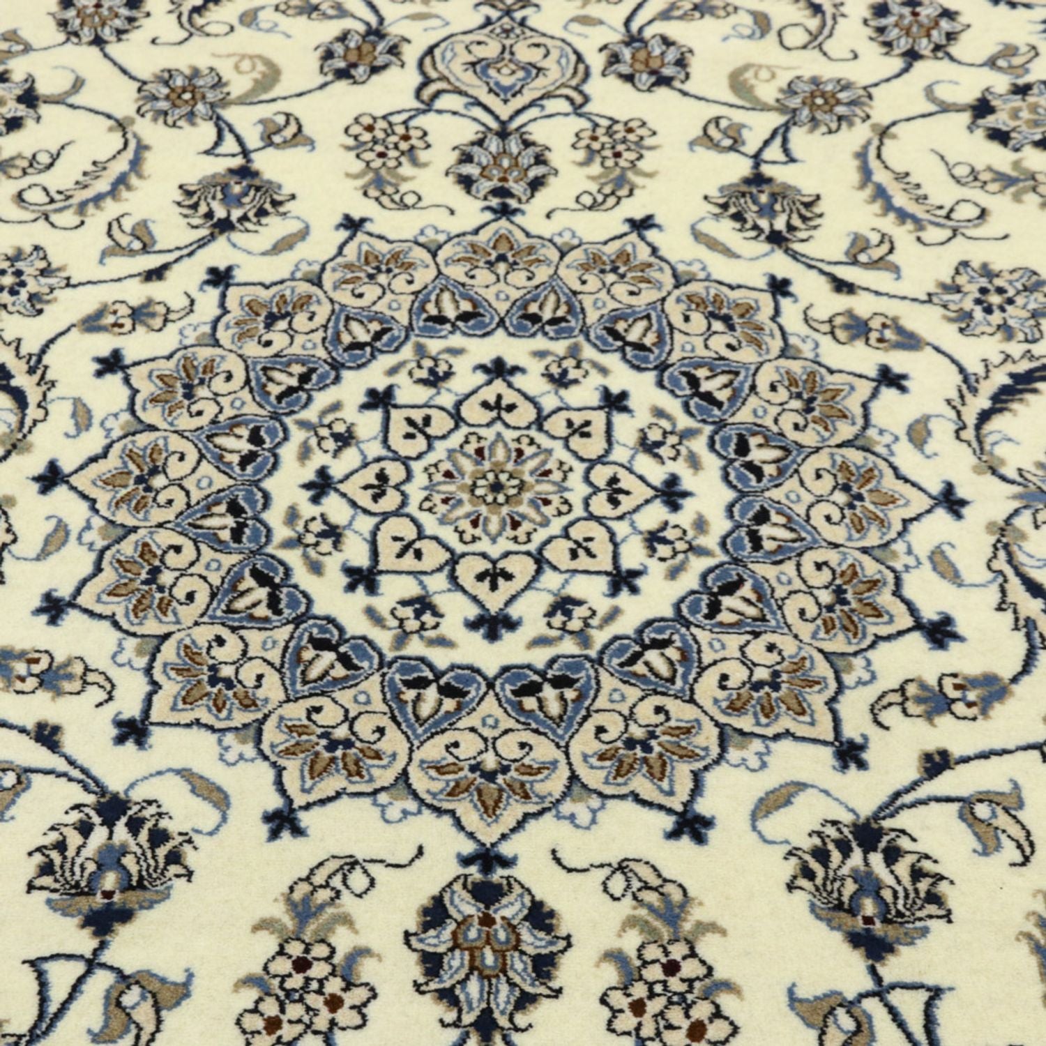 Tapis persan - Nain - 286 x 193 cm - crème