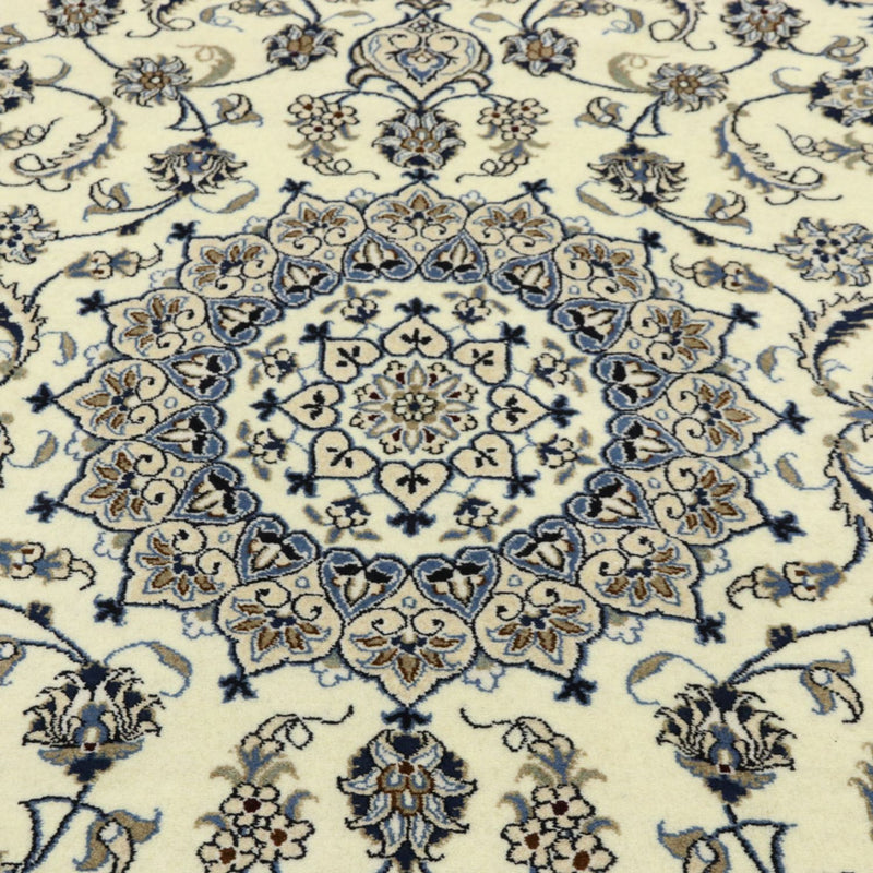 Tapis persan - Nain - 286 x 193 cm - crème