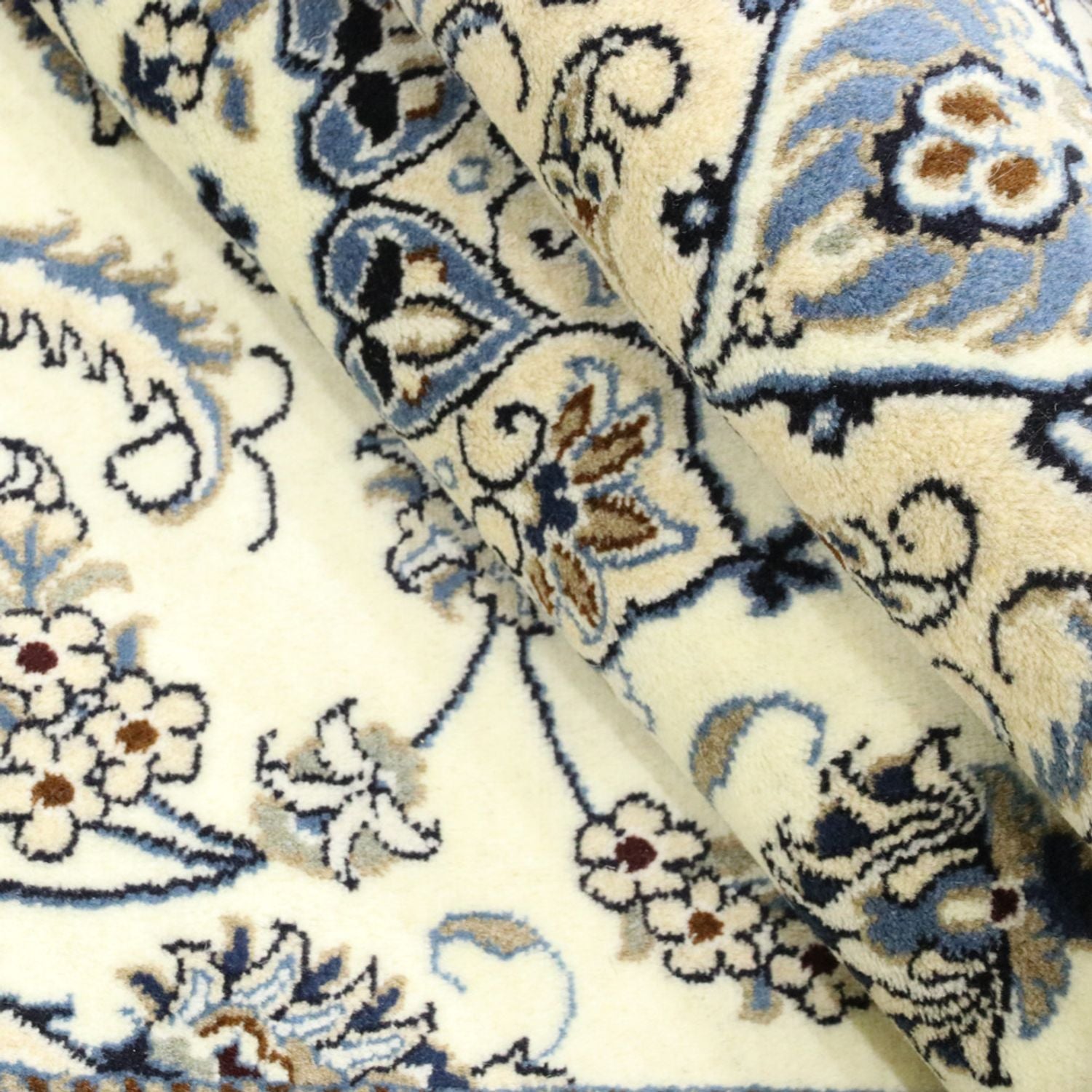 Tapis persan - Nain - 286 x 193 cm - crème