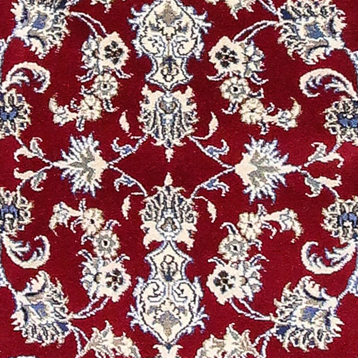 Tapis de couloir Tapis persan - Nain - 390 x 78 cm - rouge