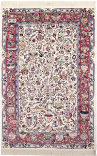 Tapis persan - Classique - 305 x 200 cm - crème