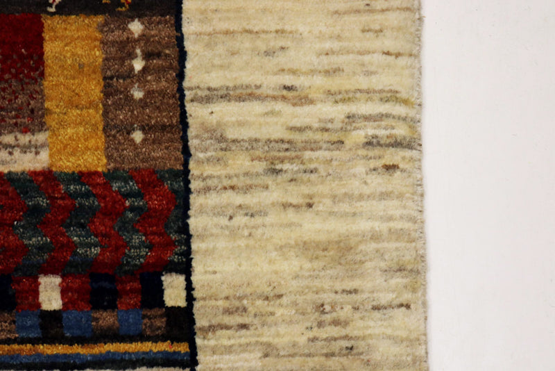 Gabbeh Teppich - Loribaft Indus - 200 x 154 cm - mehrfarbig