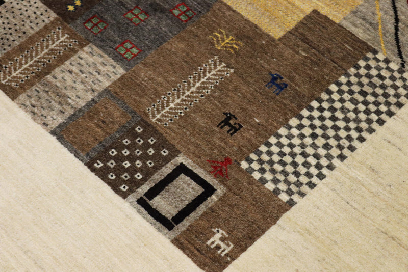 Gabbeh Teppich - Loribaft Indus - 251 x 181 cm - mehrfarbig