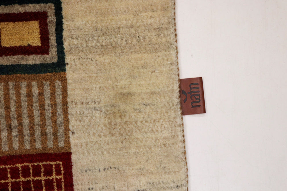 Gabbeh Teppich - Loribaft Indus - 197 x 142 cm - mehrfarbig