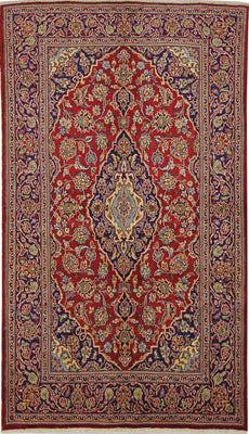Perserteppich - Keshan - 230 x 133 cm - rot