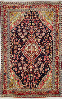 Perserteppich - Nomadic - 166 x 108 cm - dunkelblau