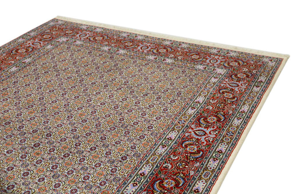 Tapis de Moud 170x240cm - Tapis persan - beige foncé