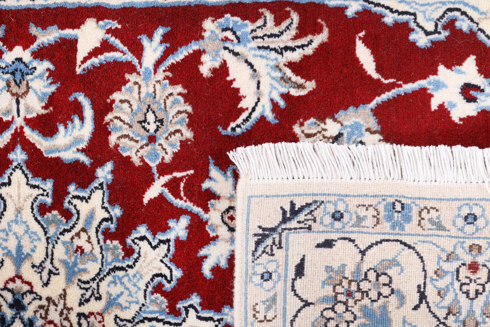 Perserteppich - Nain - 213 x 120 cm - rot