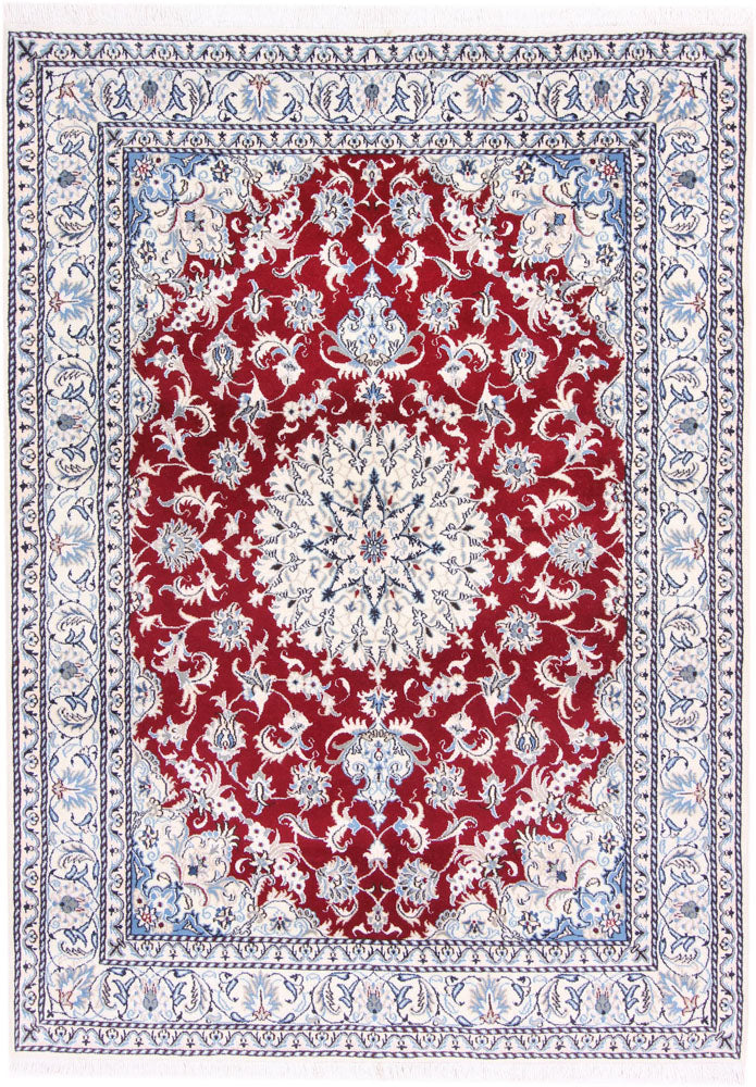 Perserteppich - Nain - 231 x 167 cm - rot