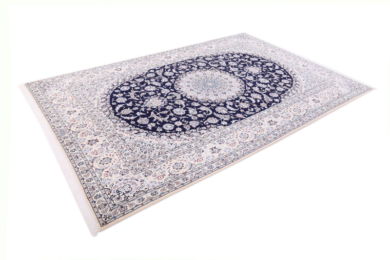 Perserteppich - Nain - Premium - 309 x 206 cm - dunkelblau