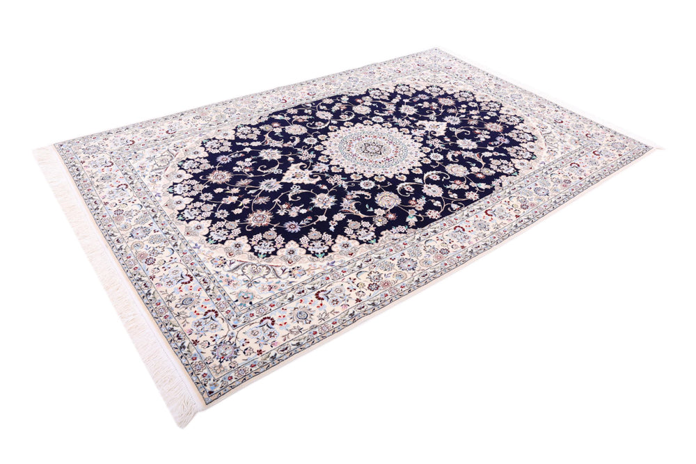 Perserteppich - Nain - Premium - 240 x 154 cm - dunkelblau