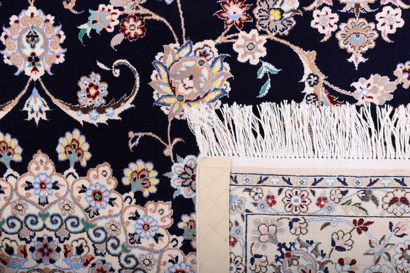 Perserteppich - Nain - Premium - 240 x 154 cm - dunkelblau