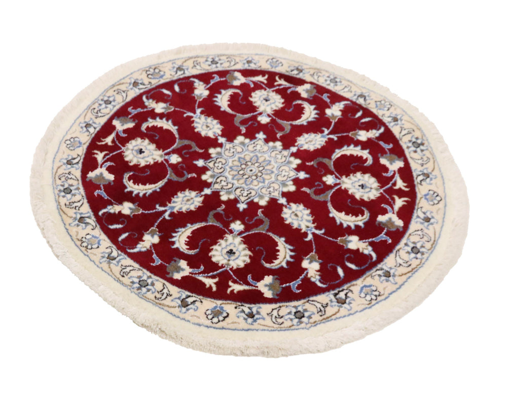 Tapis de Nain - 12 lignes Tapis 100x100cm - Tapis persan