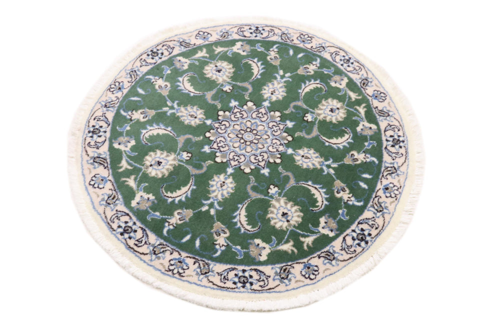 Tapis de Nain - 9 lignes Tapis 100x100cm - Tapis persan